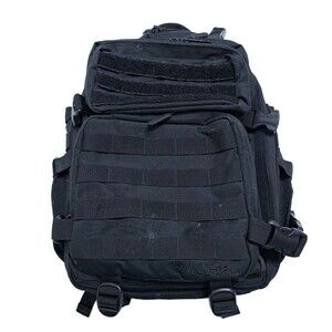 WOLFpak 45L Backpack Black Camping Hiking Gym Military Molle Hook Loop Wolfpack